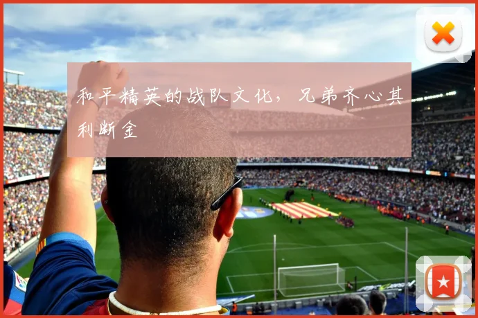 和平精英的战队文化，兄弟齐心其利断金